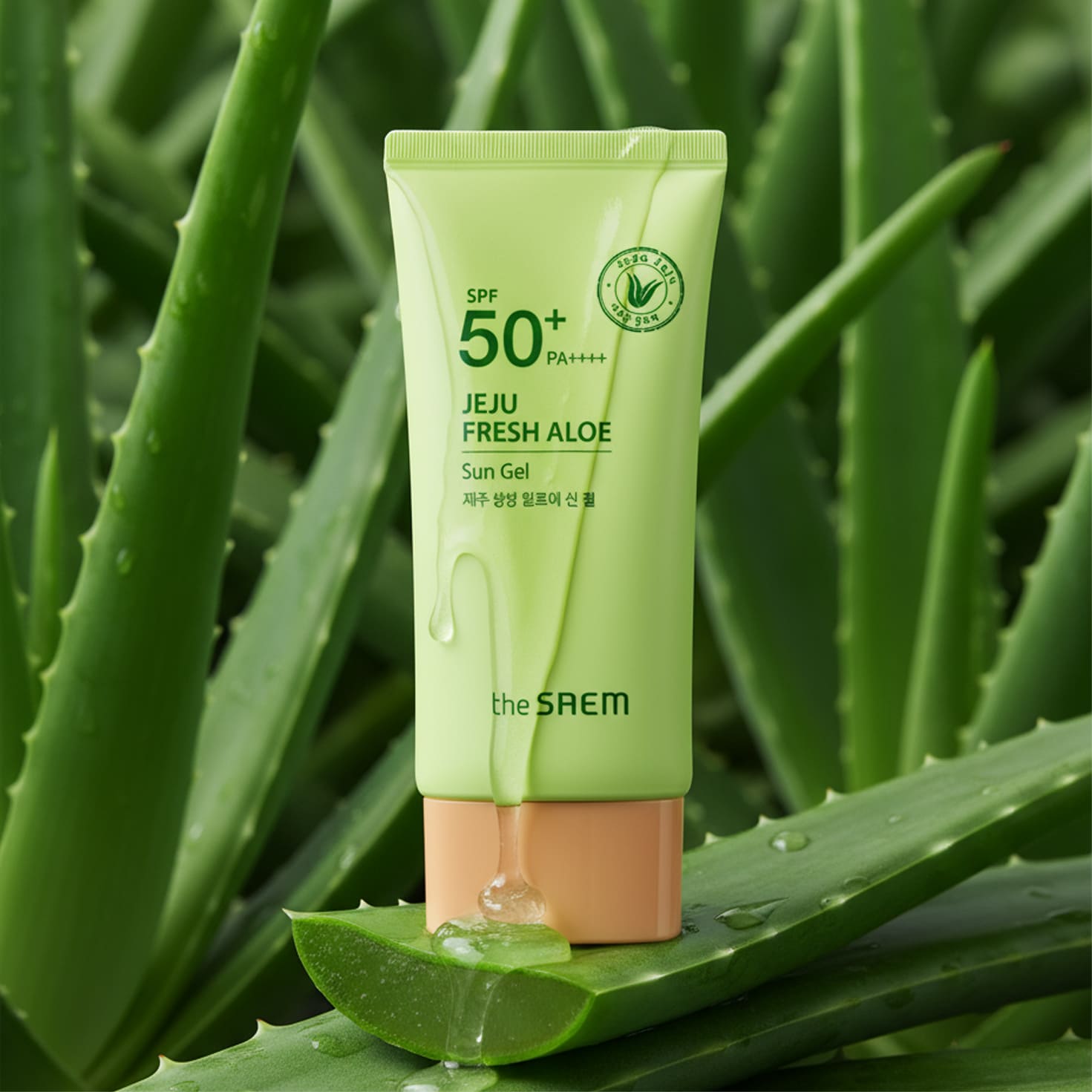 THE SAEM Jeju Fresh Aloe Sun Gel